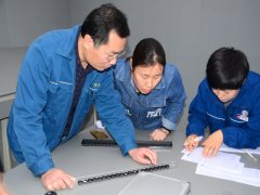 公司舉辦色差、色棋測試
